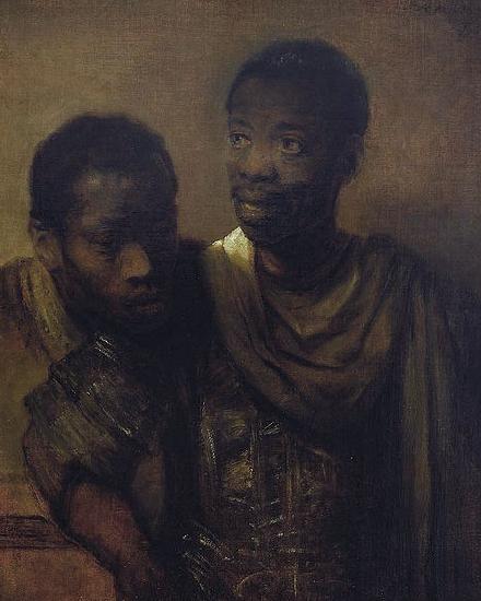 Rembrandt Peale Two young Africans. oil painting picture